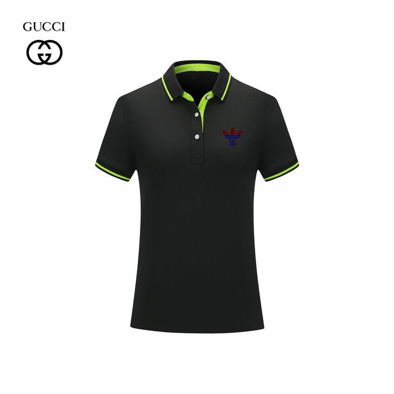 Wholesale Cheap G ucci Short Sleeve Lapel T Shirts for Sale