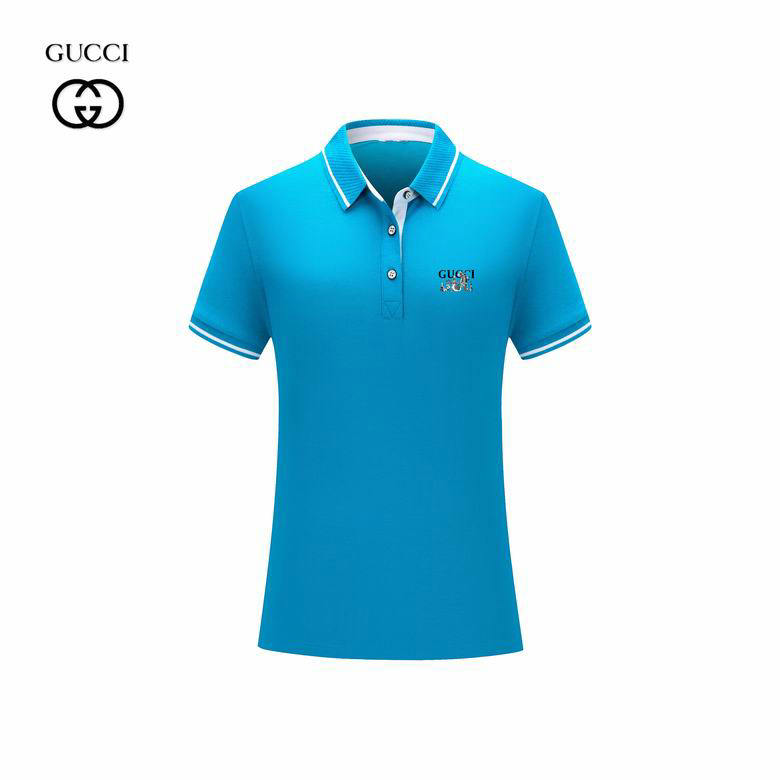 Wholesale Cheap G ucci Short Sleeve Lapel T Shirts for Sale