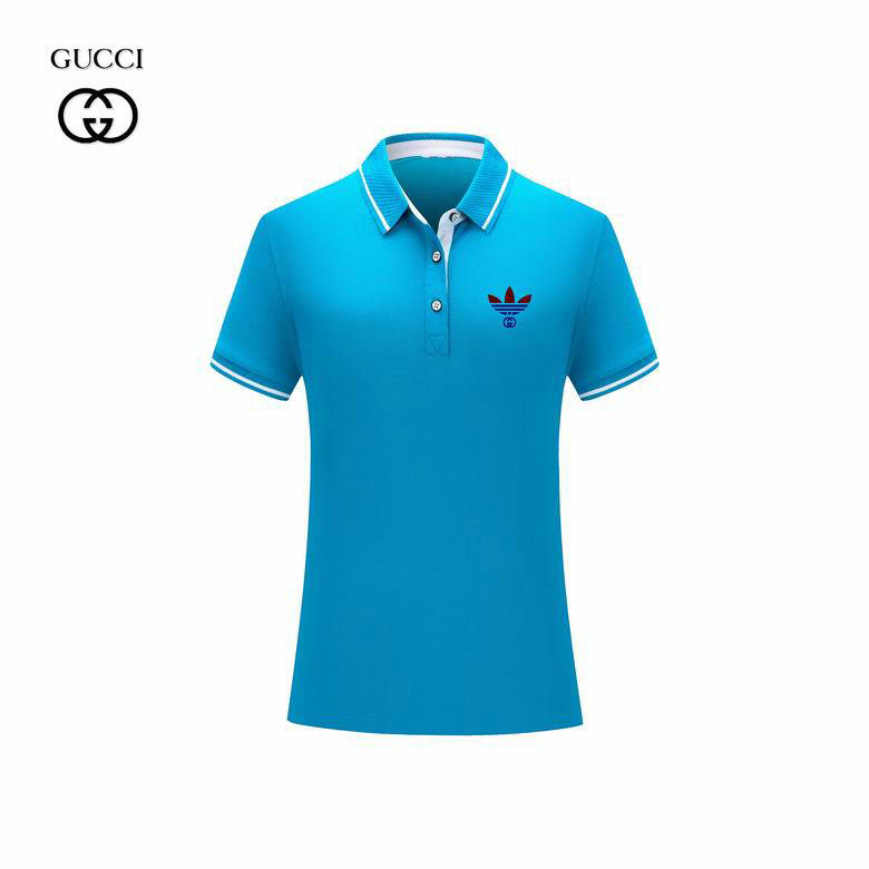 Wholesale Cheap G ucci Short Sleeve Lapel T Shirts for Sale