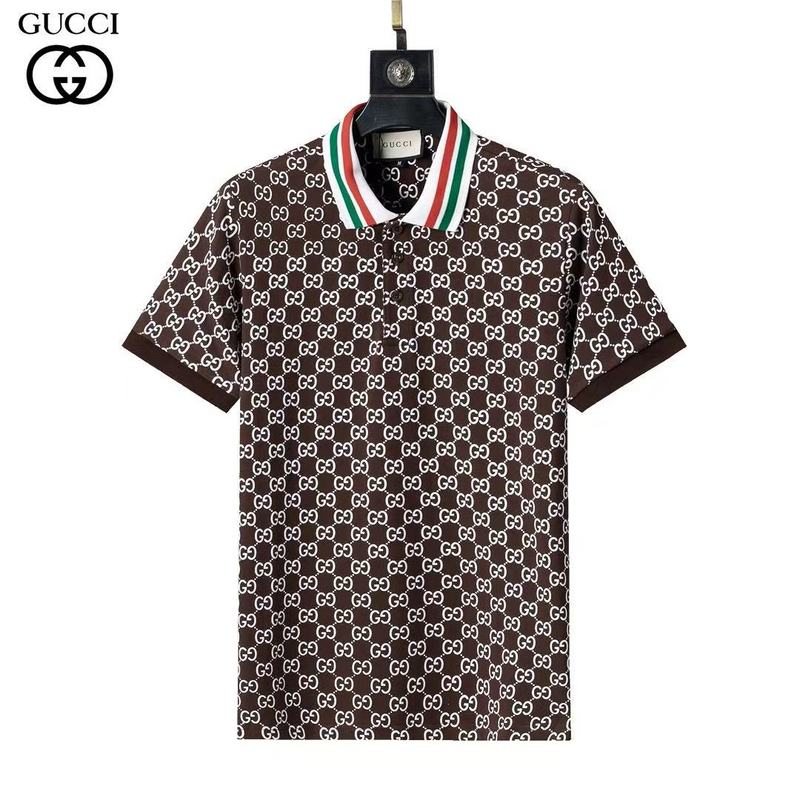 Wholesale Cheap High-quality men G.ucci Short Sleeve Lapel Replica Designer T Shirts for Sale