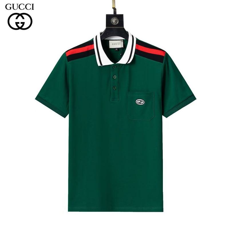 Wholesale Cheap High-quality men G.ucci Short Sleeve Lapel Replica Designer T Shirts for Sale