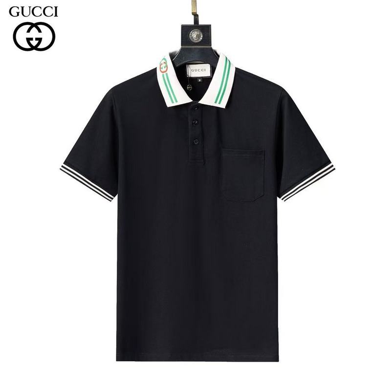Wholesale Cheap High-quality men G.ucci Short Sleeve Lapel Replica Designer T Shirts for Sale