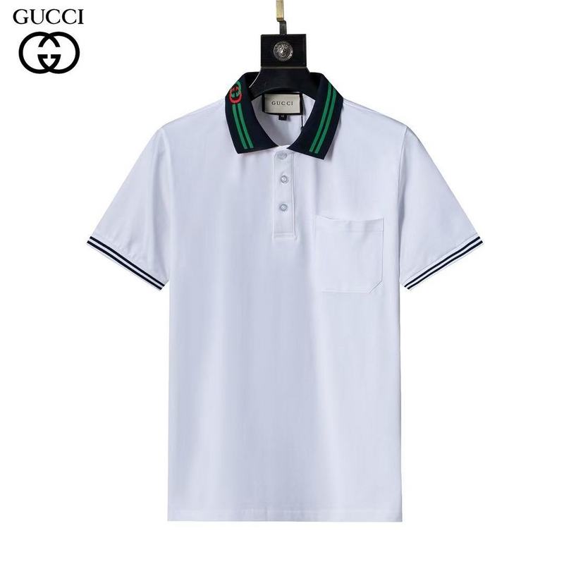 Wholesale Cheap High-quality men G.ucci Short Sleeve Lapel Replica Designer T Shirts for Sale