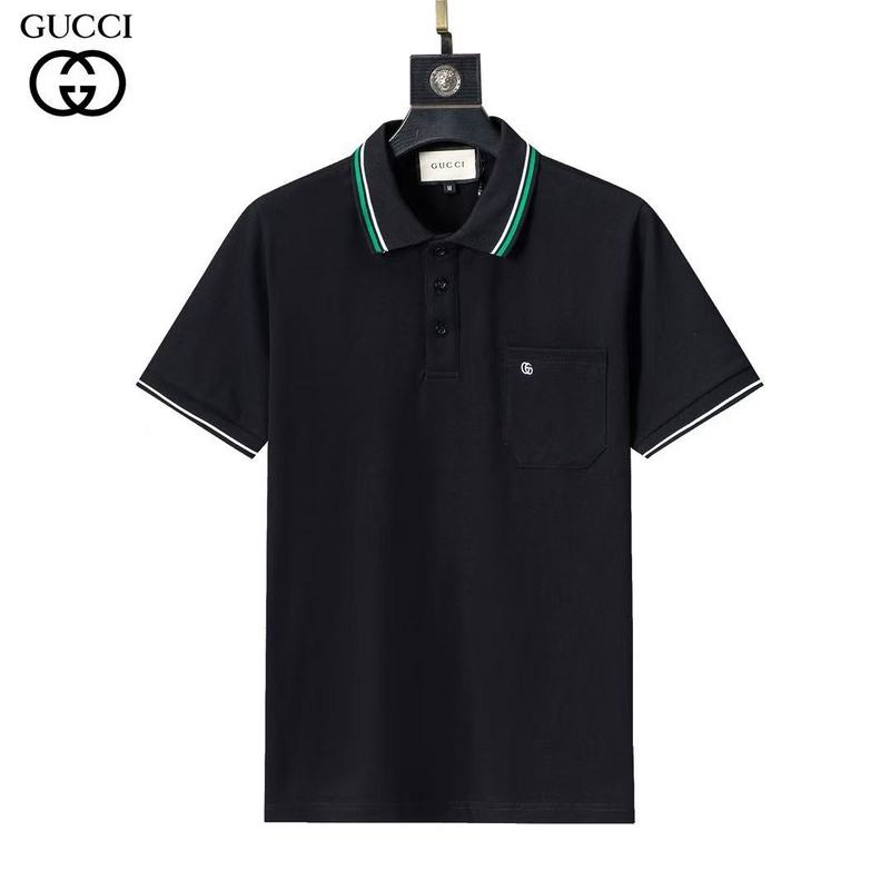 Wholesale Cheap High-quality men G.ucci Short Sleeve Lapel Replica Designer T Shirts for Sale
