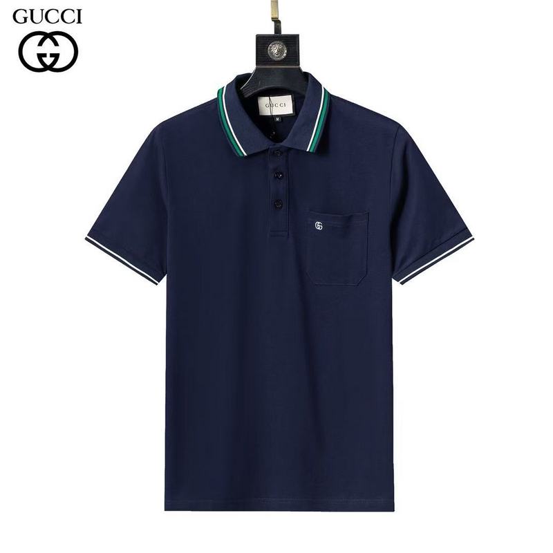 Wholesale Cheap High-quality men G.ucci Short Sleeve Lapel Replica Designer T Shirts for Sale