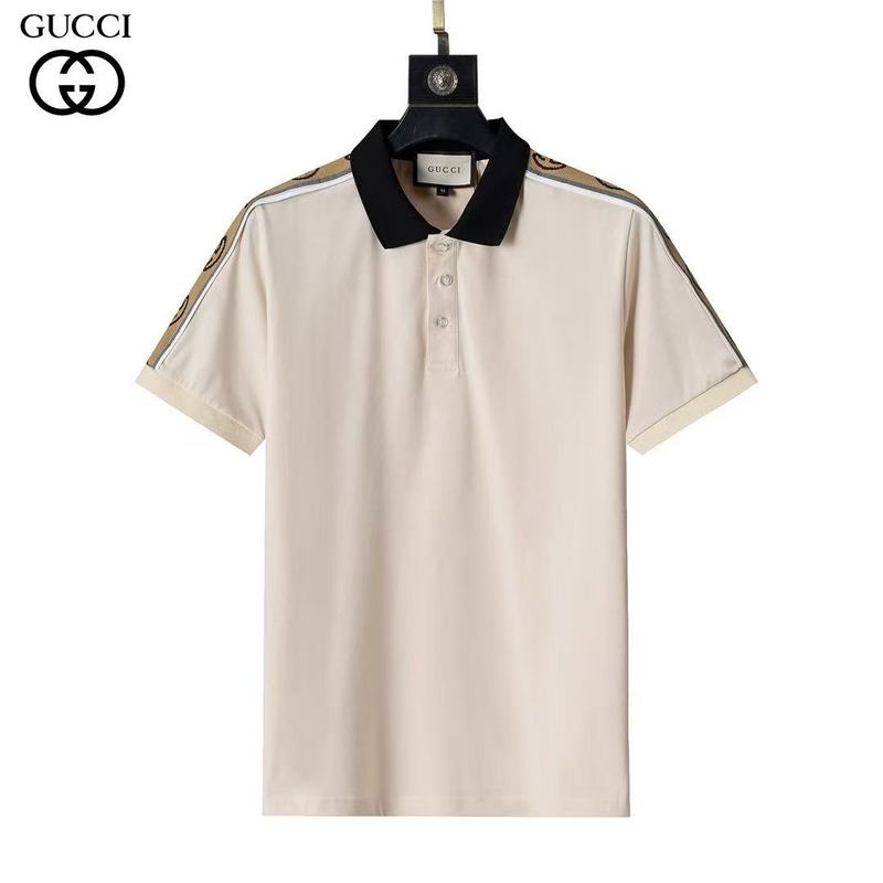 Wholesale Cheap High-quality men G.ucci Short Sleeve Lapel Replica Designer T Shirts for Sale