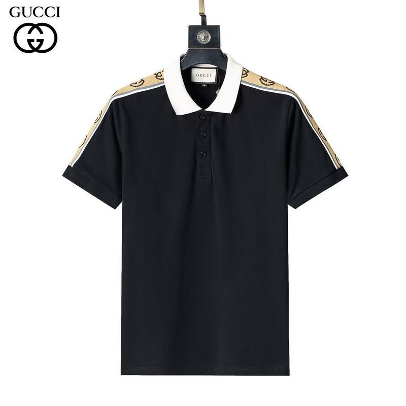 Wholesale Cheap High-quality men G.ucci Short Sleeve Lapel Replica Designer T Shirts for Sale