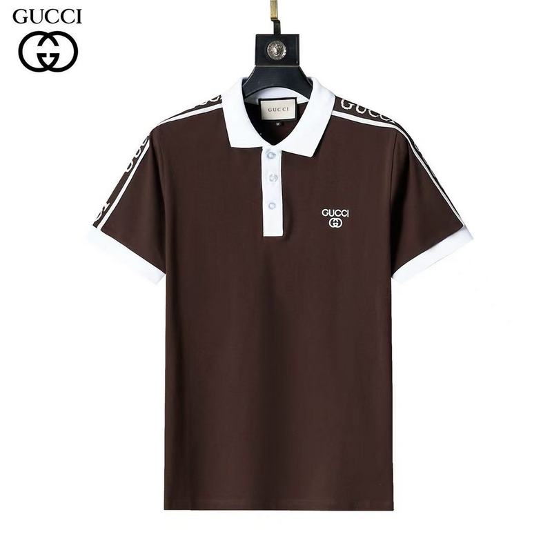 Wholesale Cheap High-quality men G.ucci Short Sleeve Lapel Replica Designer T Shirts for Sale