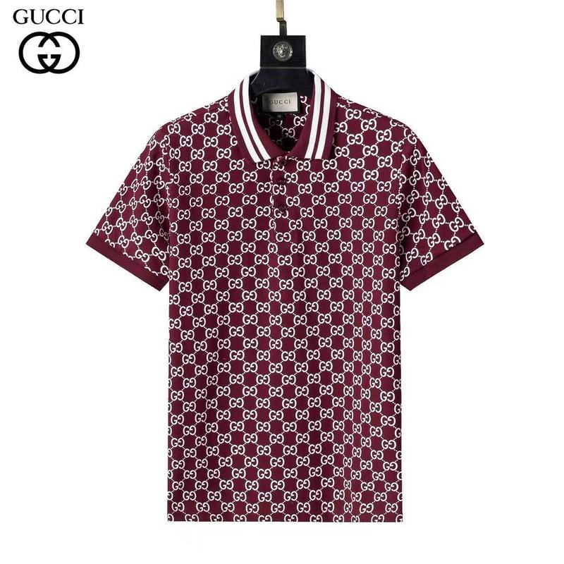 Wholesale Cheap High-quality men G.ucci Short Sleeve Lapel Replica Designer T Shirts for Sale