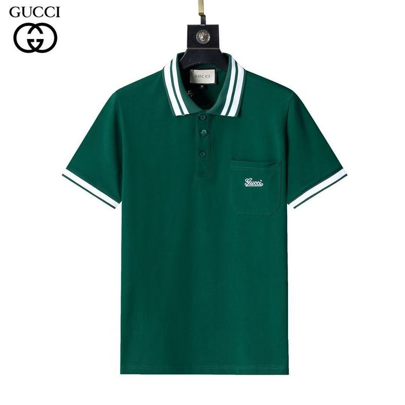 Wholesale Cheap High-quality men G.ucci Short Sleeve Lapel Replica Designer T Shirts for Sale