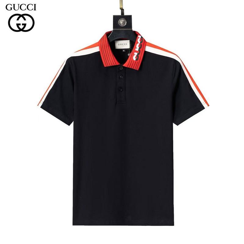 Wholesale Cheap High-quality men G.ucci Short Sleeve Lapel Replica Designer T Shirts for Sale