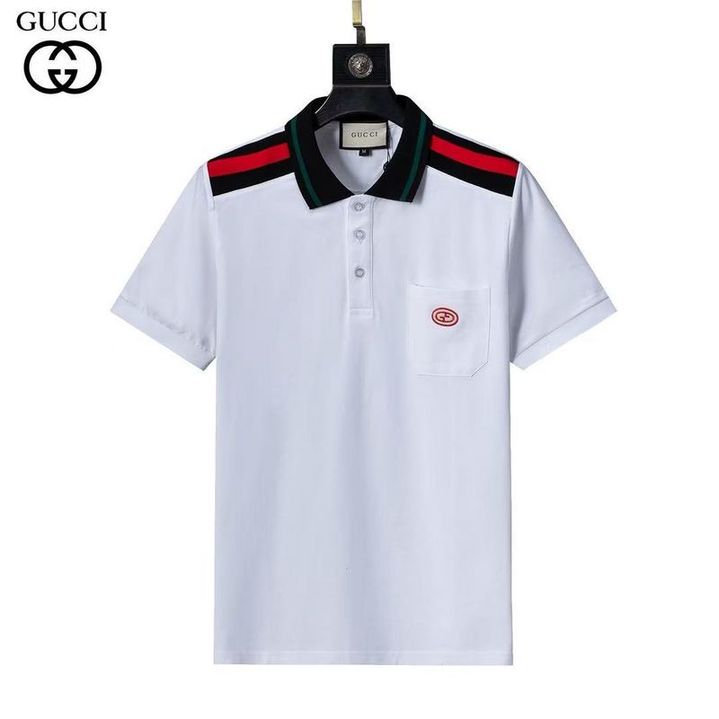 Wholesale Cheap High-quality men G.ucci Short Sleeve Lapel Replica Designer T Shirts for Sale
