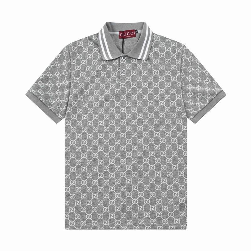 Wholesale Cheap High-quality men Fashion G.ucci Short Sleeve Lapel Replica Designer T Shirts for Sale