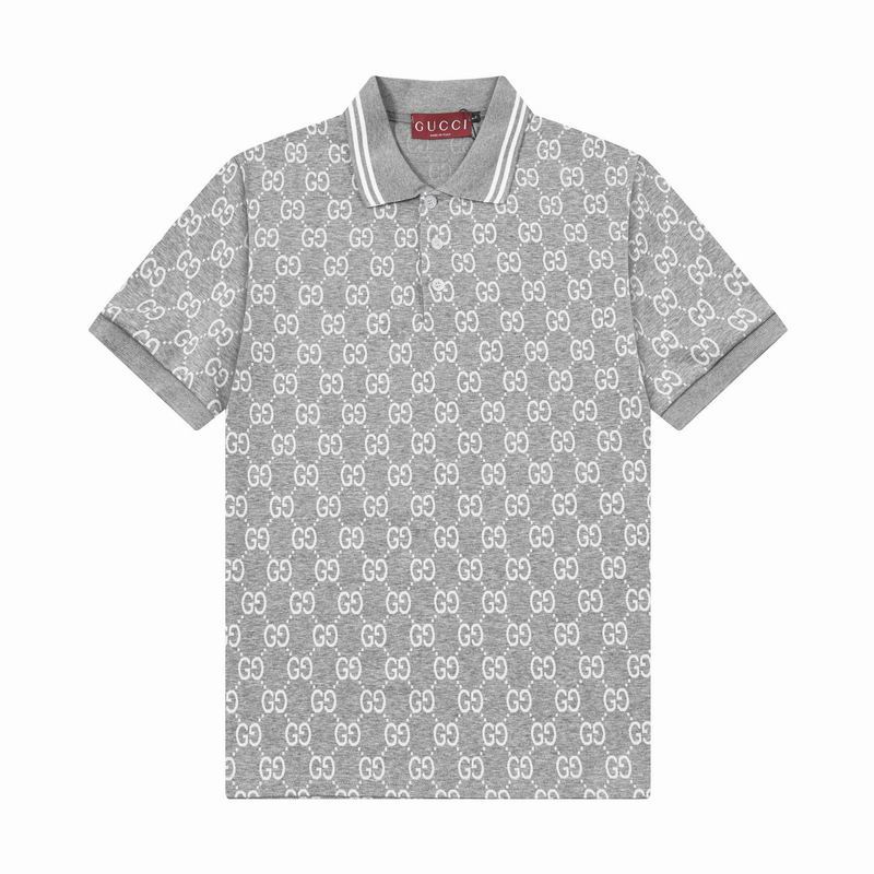 Wholesale Cheap High-quality men Fashion G.ucci Short Sleeve Lapel Replica Designer T Shirts for Sale