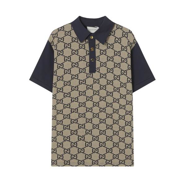 Wholesale Cheap High-quality men G.ucci Short Sleeve Lapel Replica Designer T Shirts for Sale
