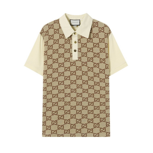 Wholesale Cheap High-quality men G.ucci Short Sleeve Lapel Replica Designer T Shirts for Sale