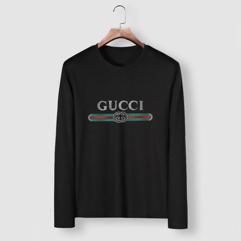 Wholesale Cheap G ucci Long Sleeve T Shirts  for Sale