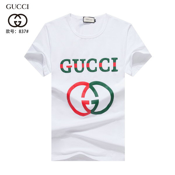 Wholesale Cheap G ucci men Short Sleeve t Shirts for Sale