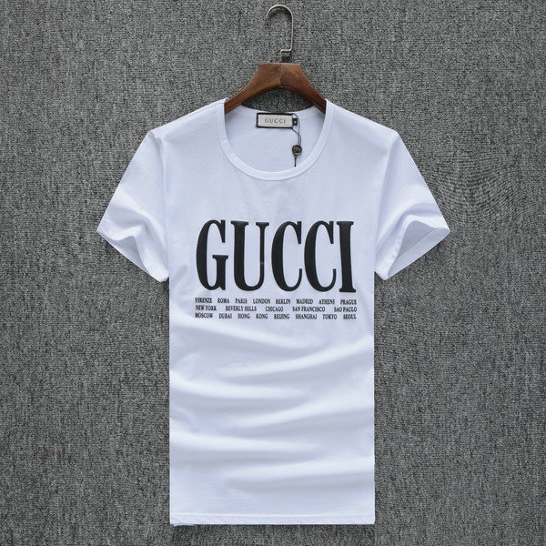 Wholesale Cheap G ucci men Short Sleeve t Shirts for Sale