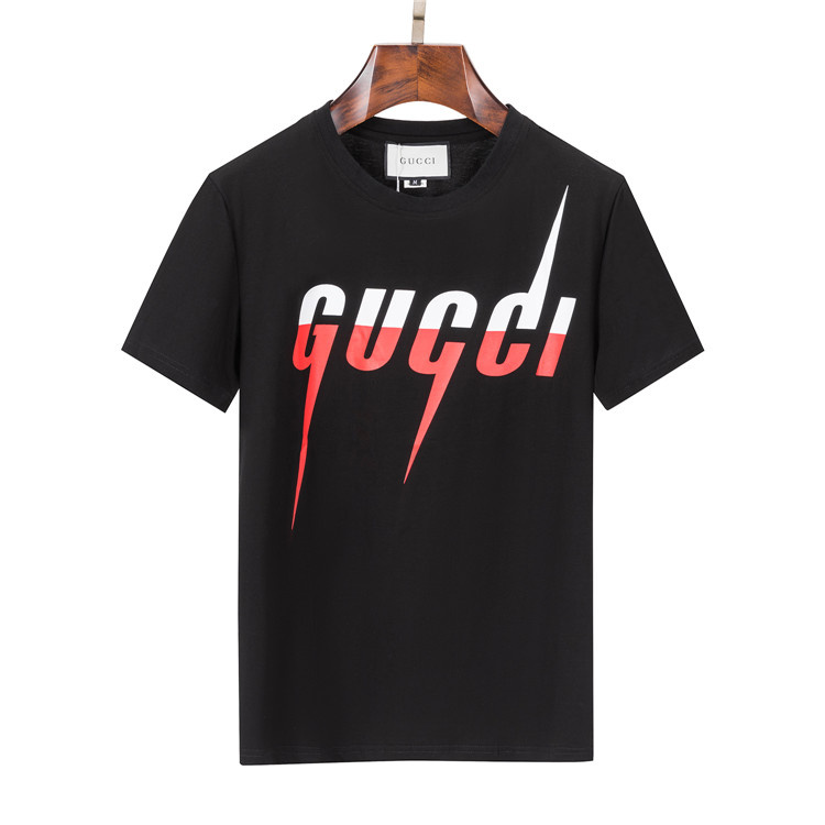 Wholesale Cheap G ucci Short Sleeve men T Shirts for Sale