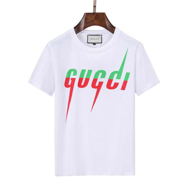 Wholesale Cheap G ucci Short Sleeve men T Shirts for Sale