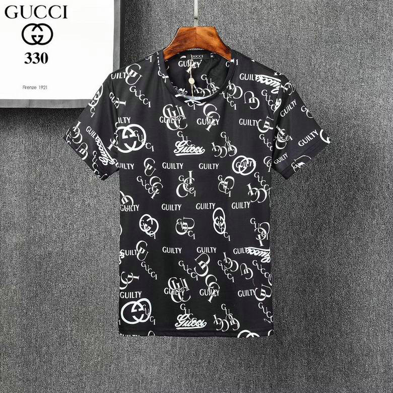 Wholesale Cheap G ucci men Short Sleeve t Shirts for Sale