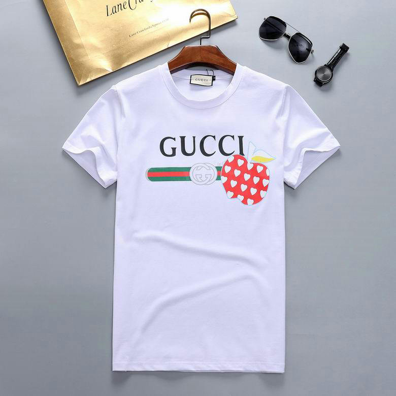 Wholesale Cheap G ucci Short Sleeve men t Shirts for Sale