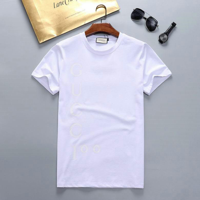 Wholesale Cheap G ucci Short Sleeve men t Shirts for Sale