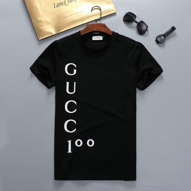 Wholesale Cheap G ucci Short Sleeve men t Shirts for Sale