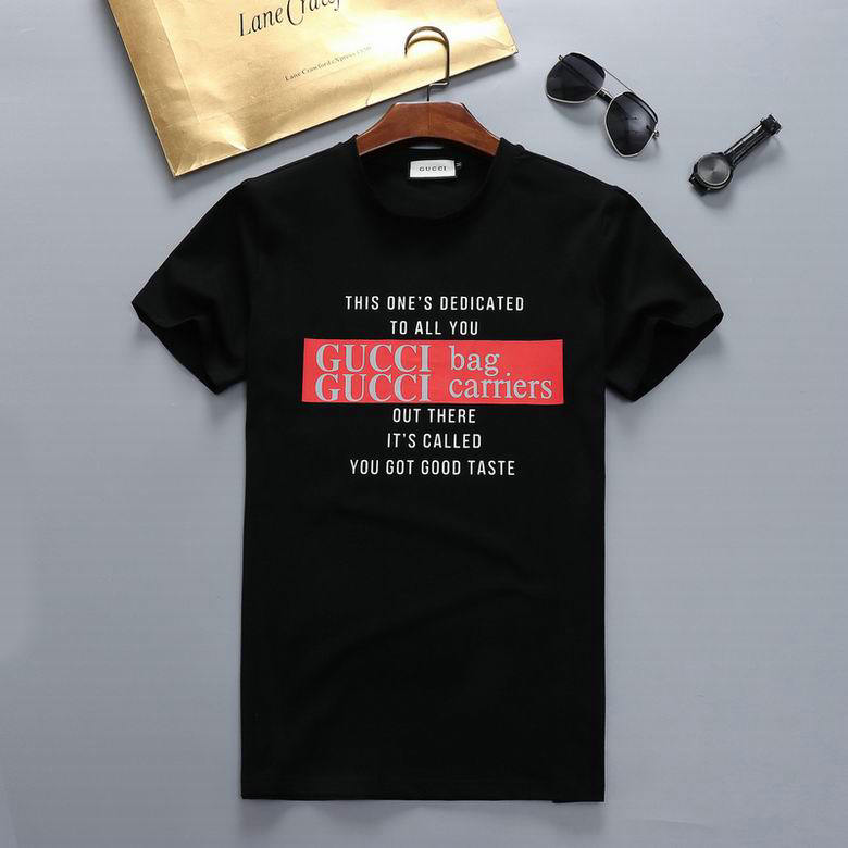 Wholesale Cheap G ucci Short Sleeve men t Shirts for Sale