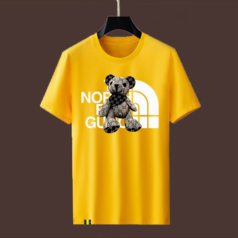 Wholesale Cheap G ucci Short Sleeve T Shirts for Sale