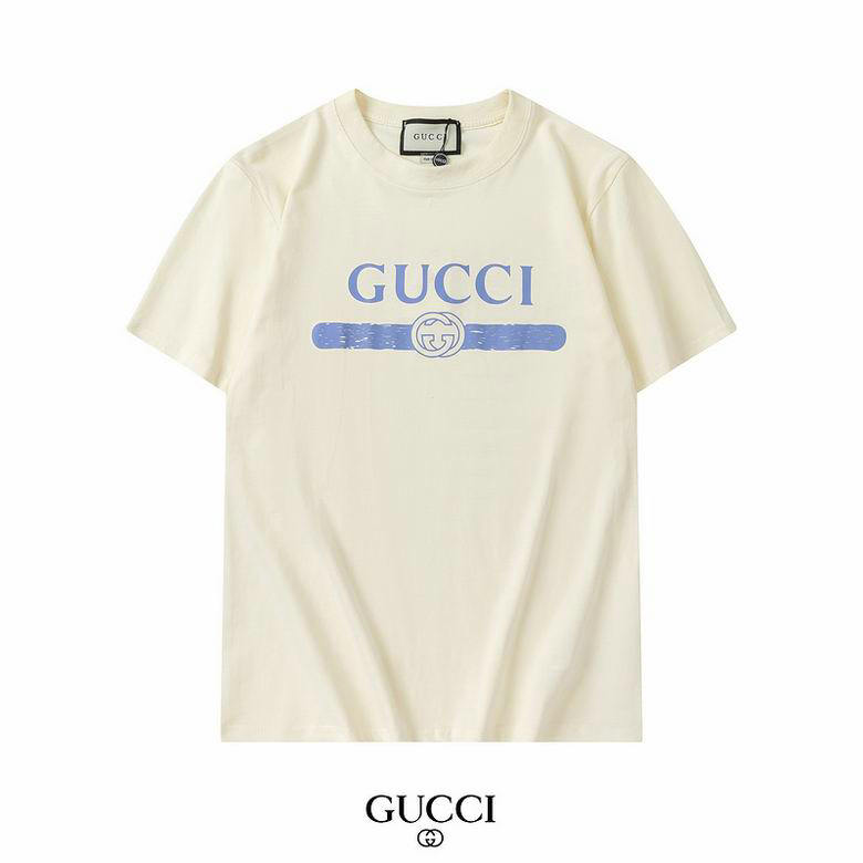 Wholesale Cheap G ucci Short Sleeve T Shirts for Sale