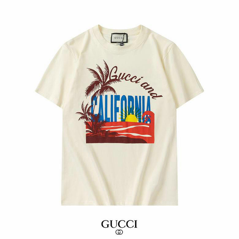 Wholesale Cheap G ucci Short Sleeve T Shirts for Sale