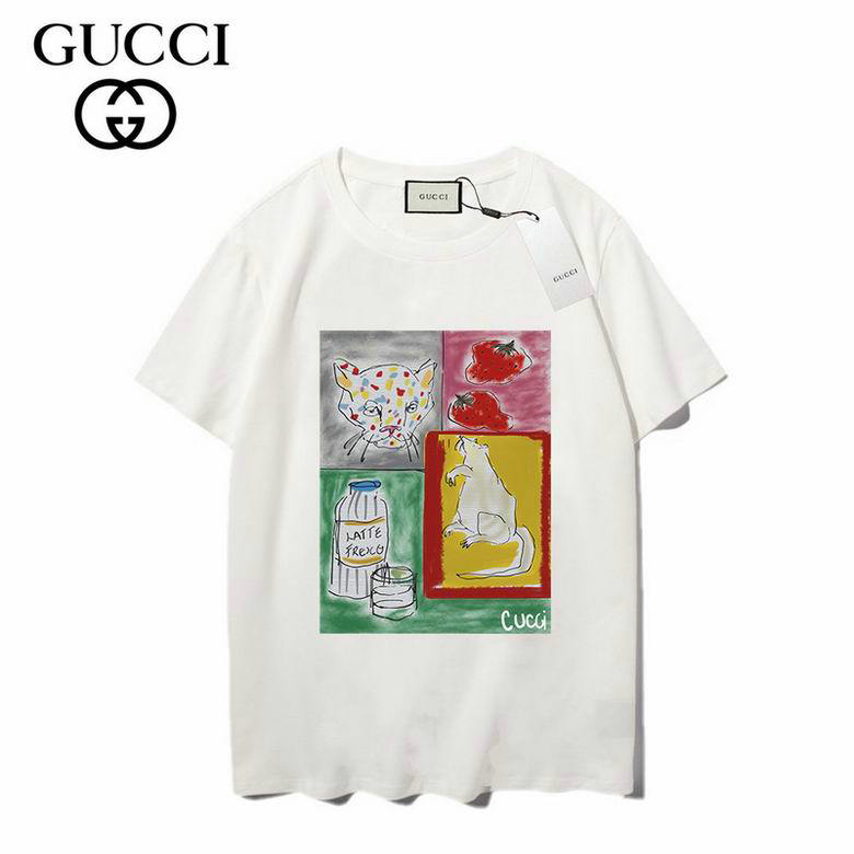 Wholesale Cheap G ucci Women Short Sleeve T Shirts for Sale