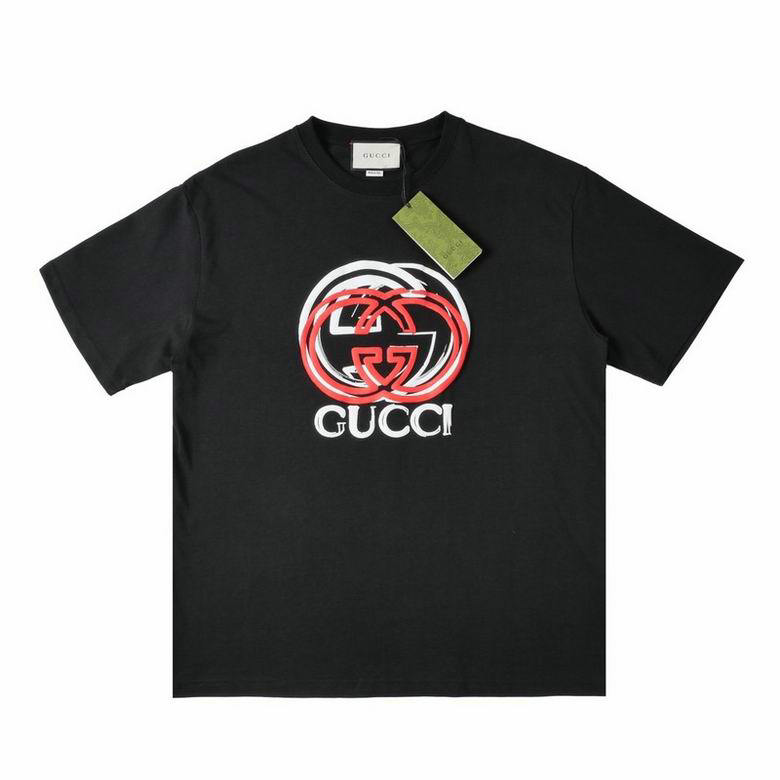 Wholesale Cheap G.ucci Women Short Sleeve Replica T Shirts for Sale