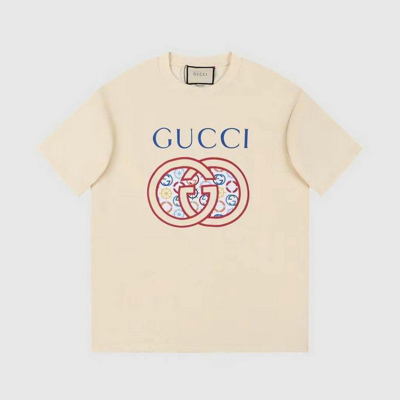 Wholesale Cheap G.ucci Women Short Sleeve Replica T Shirts for Sale