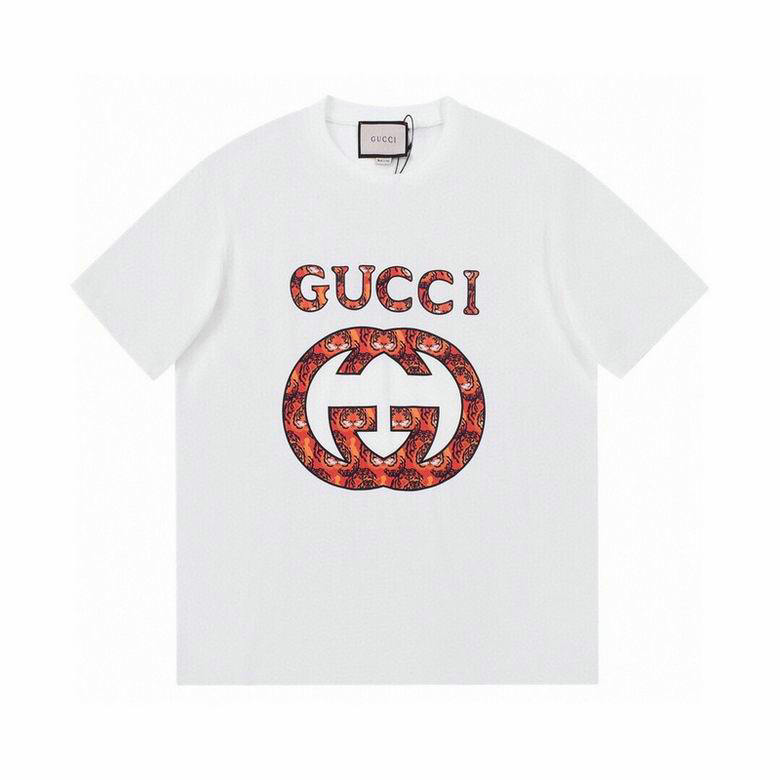 Wholesale Cheap G.ucci Women Short Sleeve Replica T Shirts for Sale