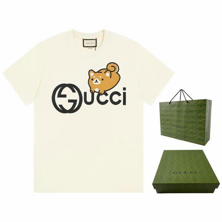 Wholesale Cheap G.ucci Women Short Sleeve Replica T Shirts for Sale