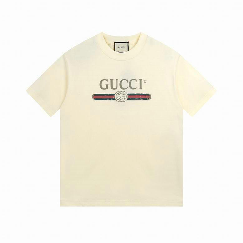 Wholesale Cheap G.ucci Women Short Sleeve Replica T Shirts for Sale