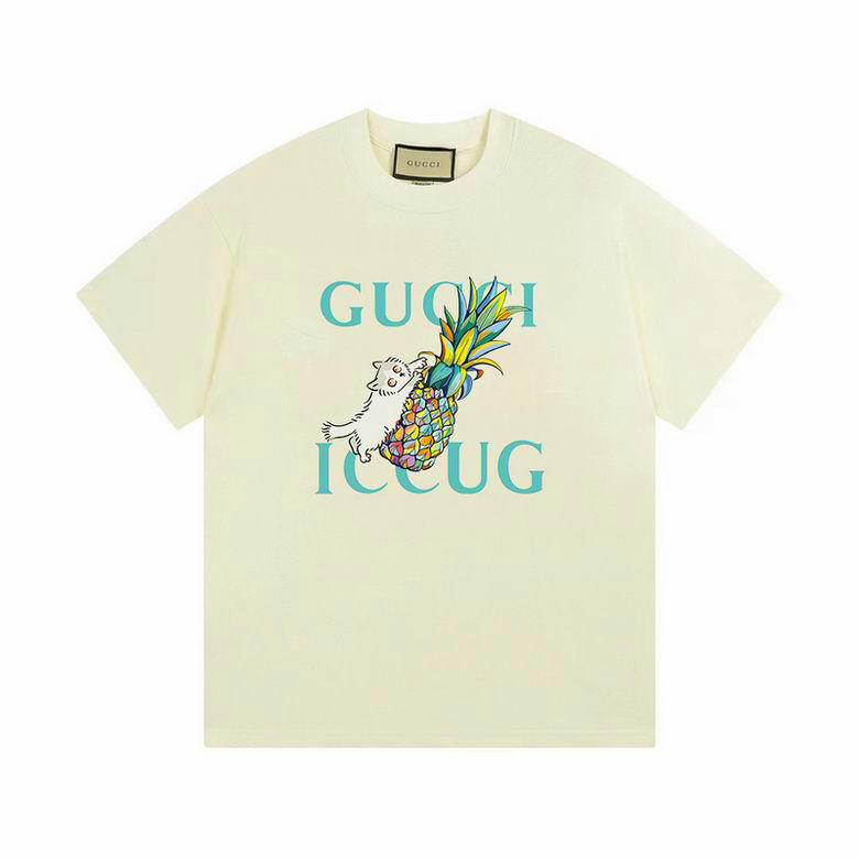 Wholesale Cheap G.ucci Women Short Sleeve Replica T Shirts for Sale