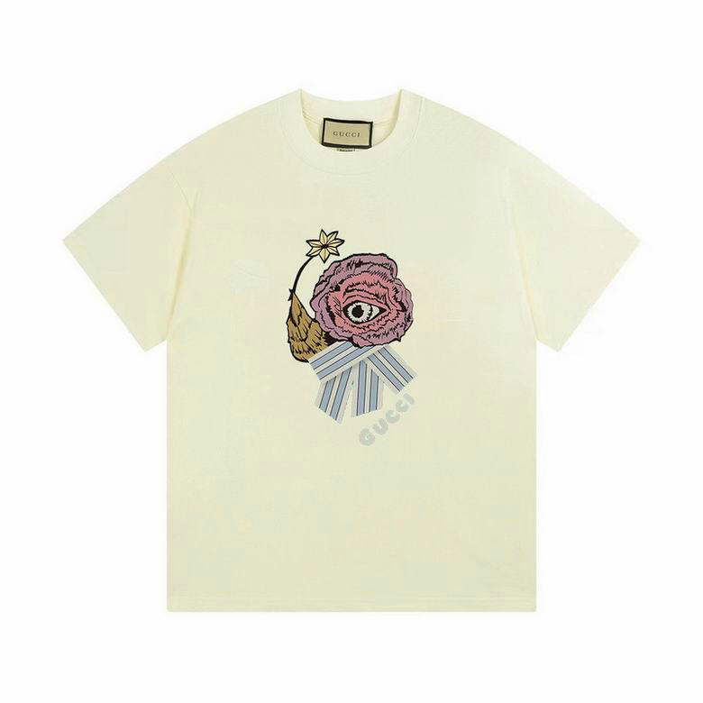 Wholesale Cheap G.ucci Women Short Sleeve Replica T Shirts for Sale