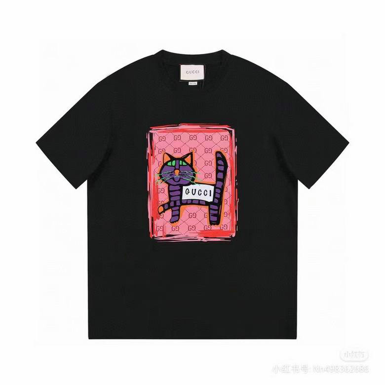 Wholesale Cheap G.ucci Women Short Sleeve Replica T Shirts for Sale