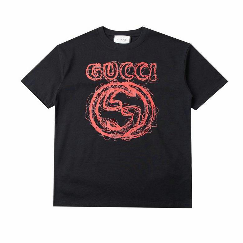 Wholesale Cheap G.ucci Women Short Sleeve Replica T Shirts for Sale