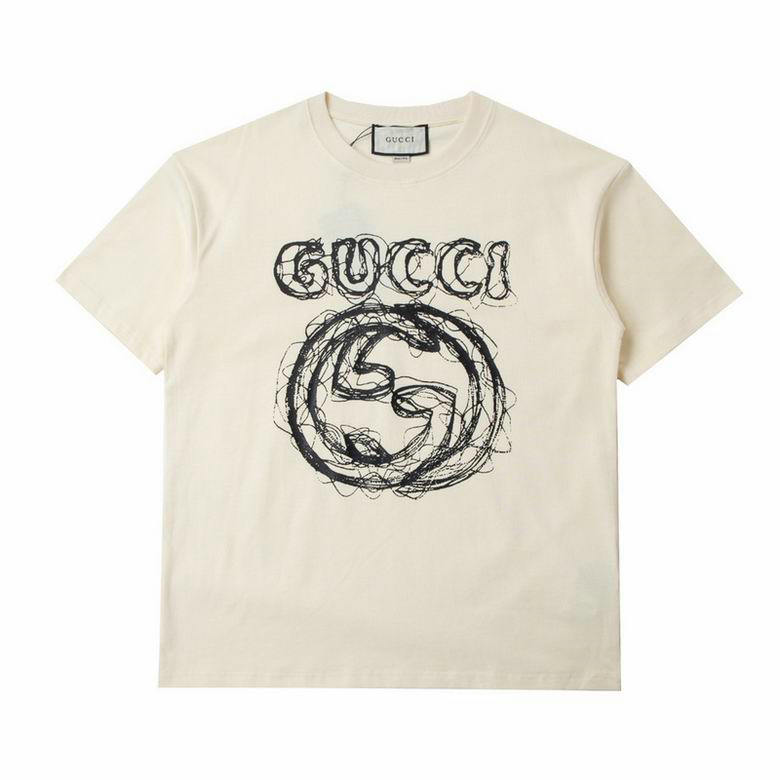 Wholesale Cheap G.ucci Women Short Sleeve Replica T Shirts for Sale