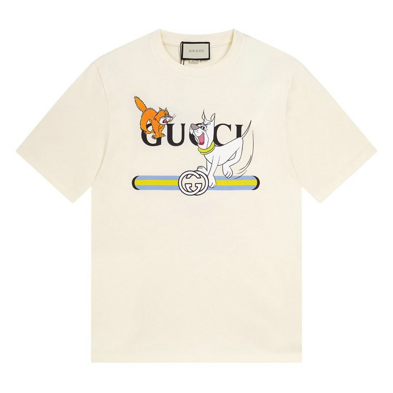 Wholesale Cheap G.ucci Women Short Sleeve Replica T Shirts for Sale
