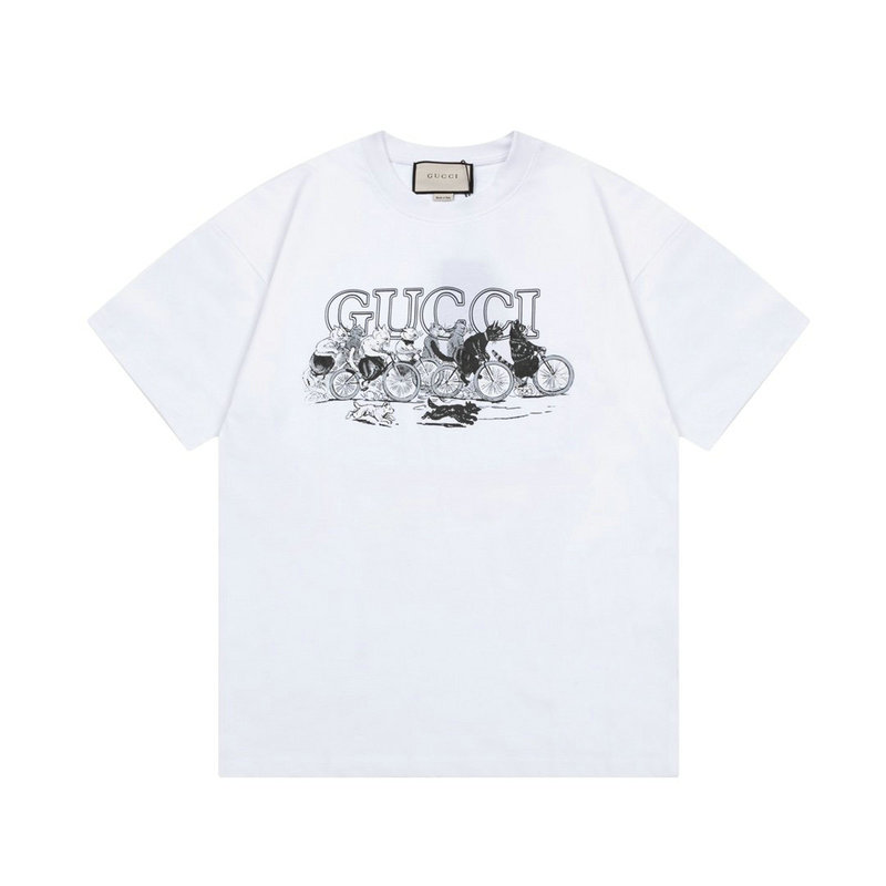 Wholesale Cheap G.ucci Women Short Sleeve Replica T Shirts for Sale