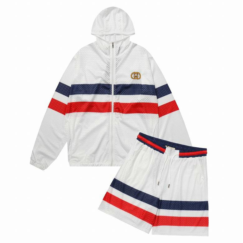 Wholesale Cheap G ucci Short Sleeve Tracksuits for Sale