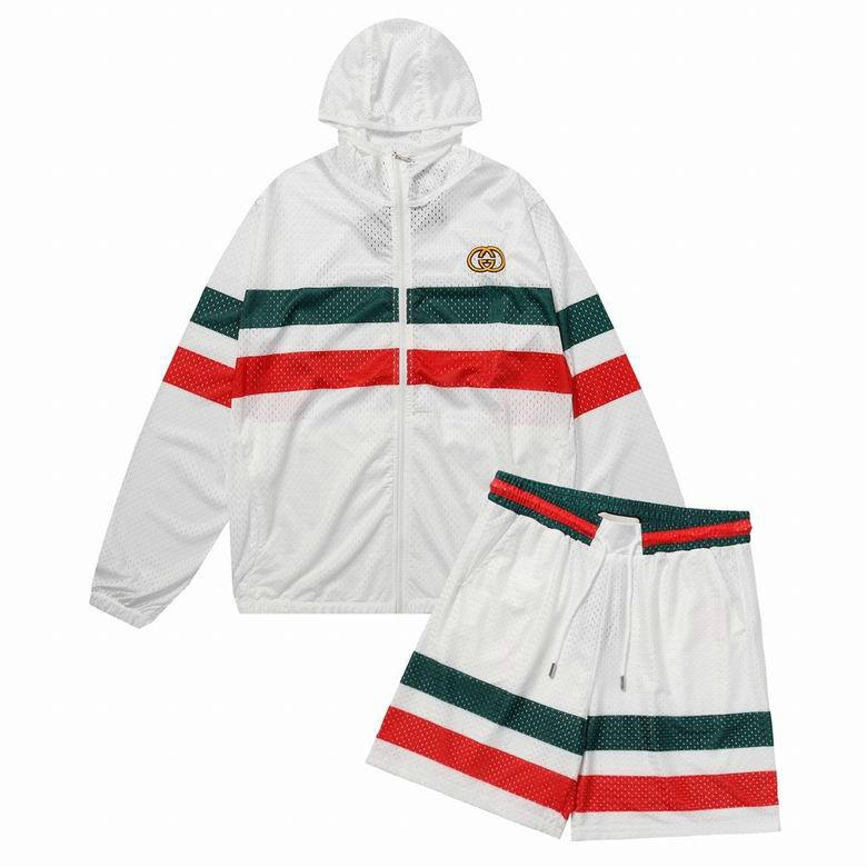Wholesale Cheap G ucci Short Sleeve Tracksuits for Sale