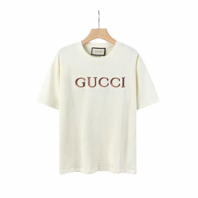 Wholesale Cheap G ucci Designer Short Sleeve T shirts for Sale