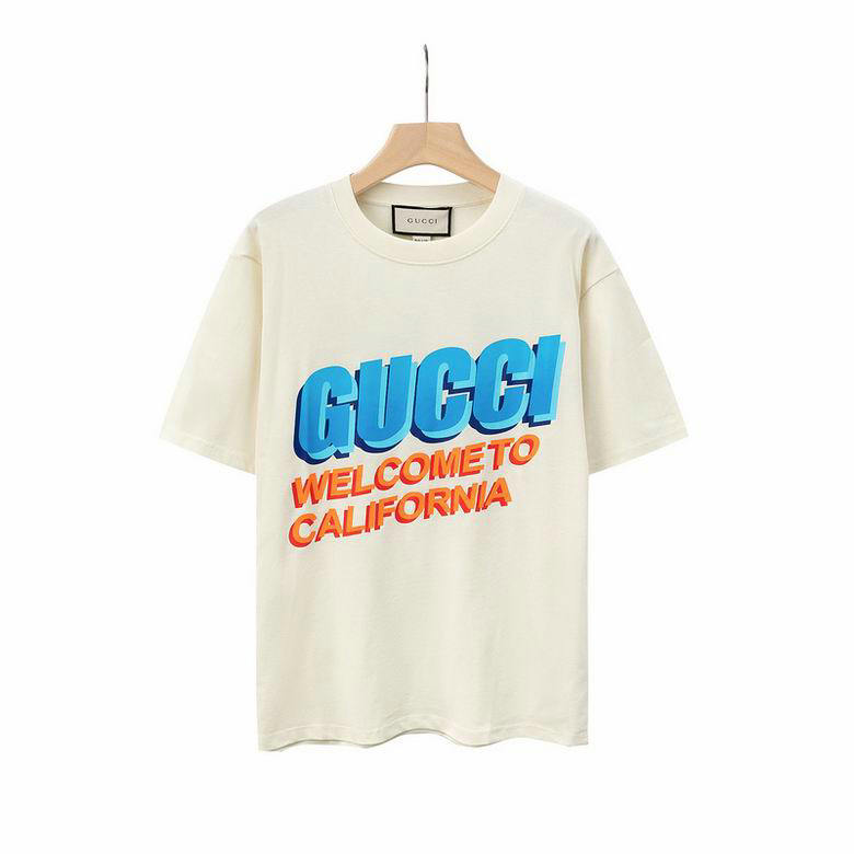 Wholesale Cheap G ucci Designer Short Sleeve T shirts for Sale